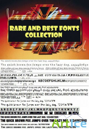 9480 Very Rare and Best Fonts Collection