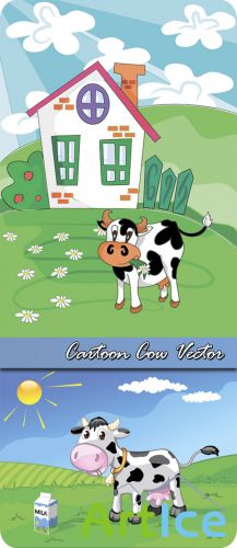 Cartoon Cow Vector