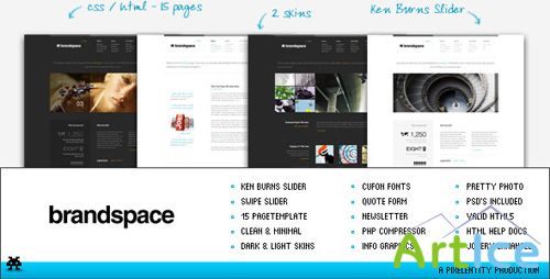 Themeforest - Brandspace - Minimal Portfolio & Business Template
