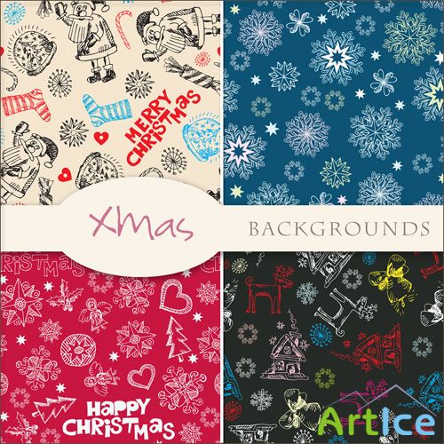 Textures - Christmas Backgrounds #4