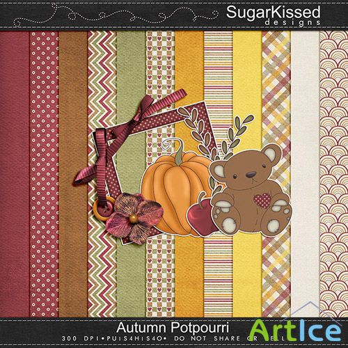 Scrap-set - Autumn Potpourri