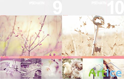 Photoshop Actions pack 9, 10