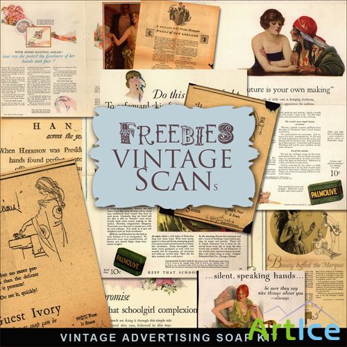 Scrap-kit - Vintage Advertising Soap