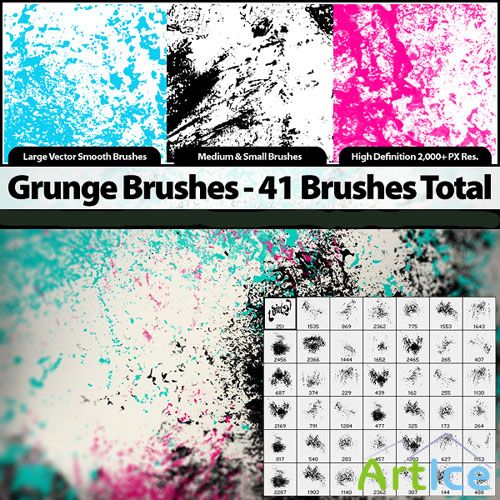 41 Grunge Brushes