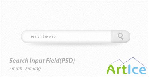 Search Input Field PSD Template