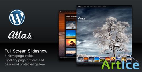 Themeforest Atlas For Photography Creative Portfolio v1.6 - RETAIL