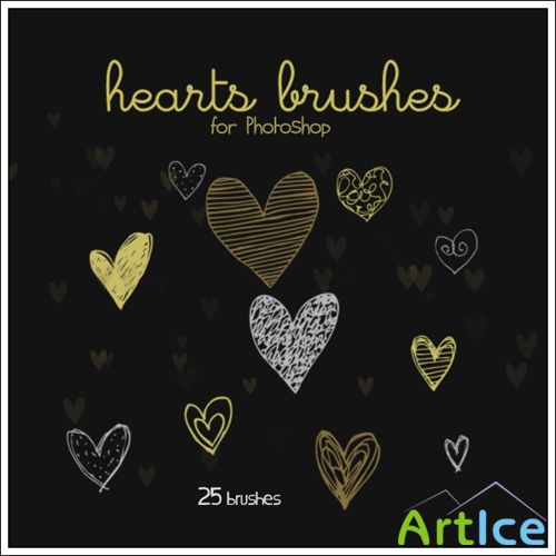 Hearts brushes II