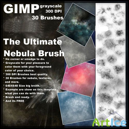 The Ultimate Nebula Brushes for GIMP
