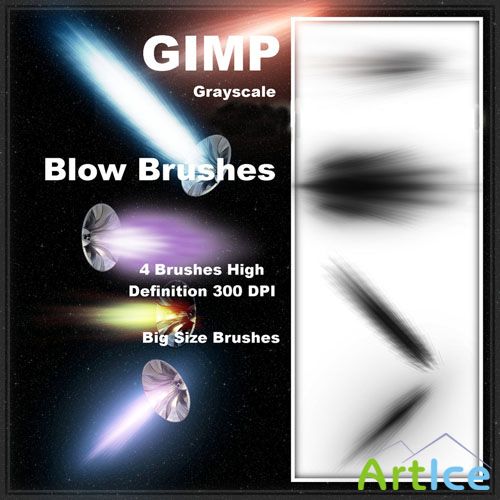 Blow Brushes for GIMP