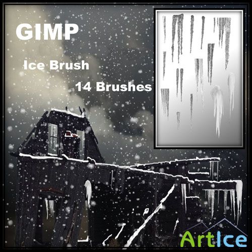 Ice Brushes for GIMP