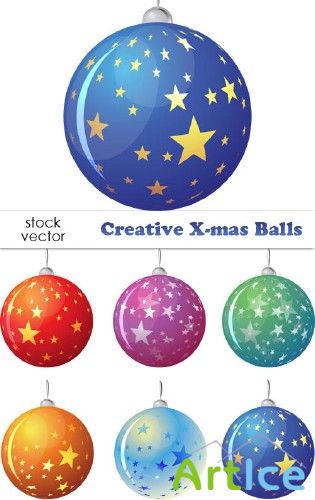 Vectors - Creative X-mas Balls