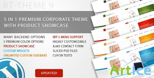 Themeforest - RT-Theme 9 v1.0.7 Business Theme 5 in 1 For Wordpress and HTML