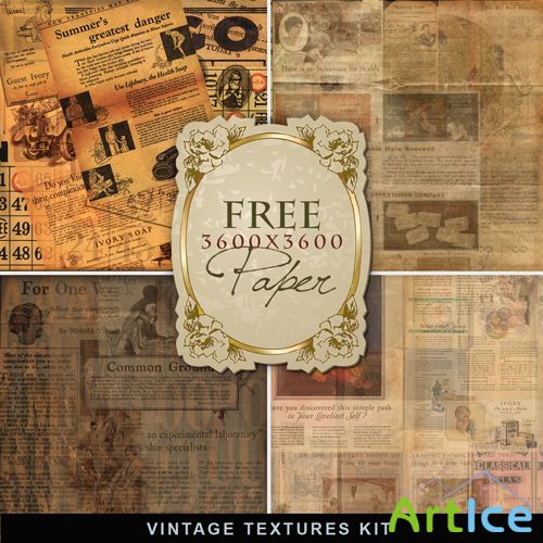 Textures - Old Style News Papers #2