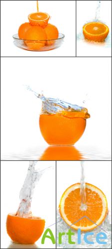 Photo Cliparts - Pure orange