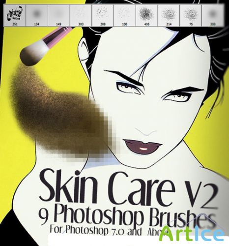 Skin Care v2 Photoshop Brushes
