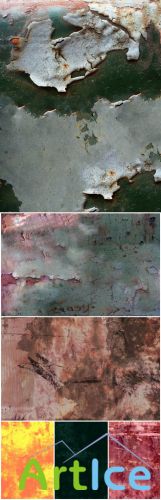 Textures - Rusty, Flaky Old Paint Vol. 07
