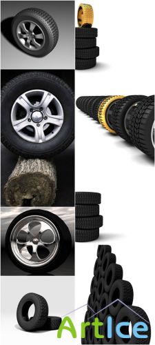 Photo Cliparts - Tires