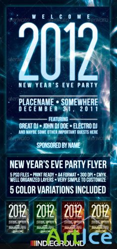 GraphicRiver - New Year 2012 Flyer/Poster Template