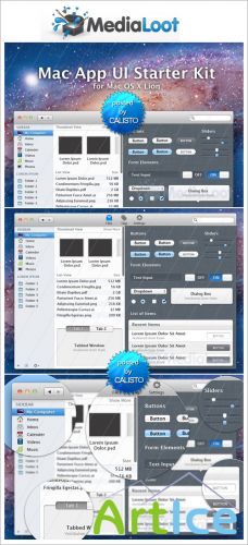 Mac App UI Starter Kit - MediaLoot