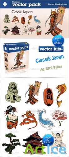 Premium Vector Pack  Classic Japan