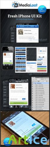 MediaLoot - Fresh iPhone UI Kit
