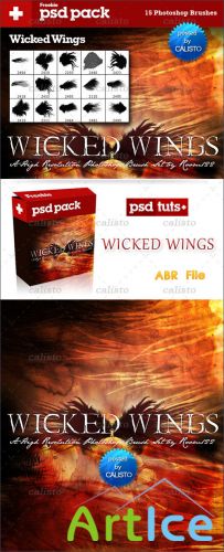 Exclusive Brush Pack  15 Wicked Wings
