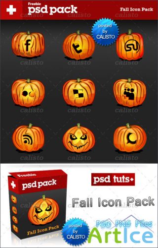 Fall Icon Pack  10 Social Media Icons