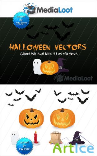 MediaLoot - Ghoulish Halloween Vectors