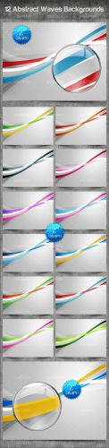 12 Abstract Waves Backgrounds