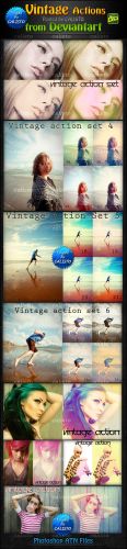 Vintage Actions for Photoshop