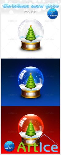 Christmas Snow Globe Template