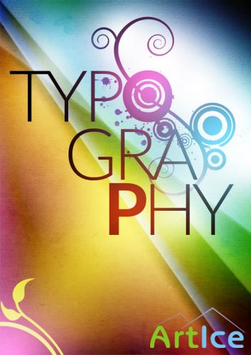 Typographic Poster PSD Template