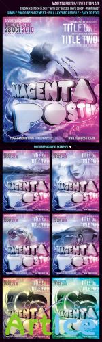 GraphicRiver - Magenta Poster/Flyer Template