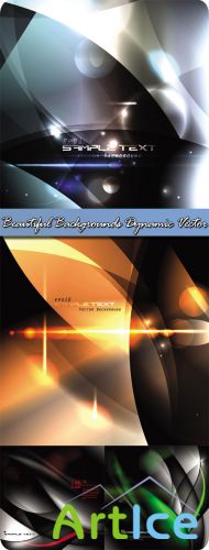 Beautiful Backgrounds Dynamic Vector