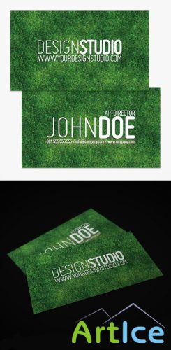 Grass Business card