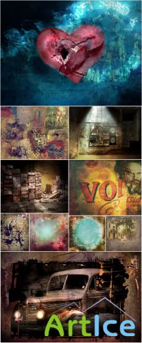 Collection of Vintage Creative Backgrounds
