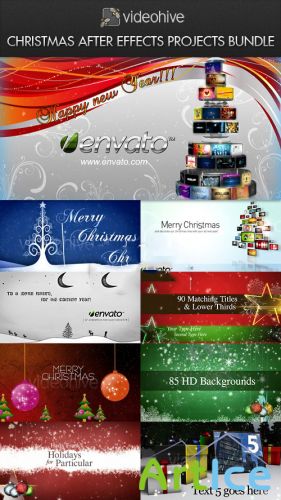 Videohive - Christmas After Effects Projects Bundle
