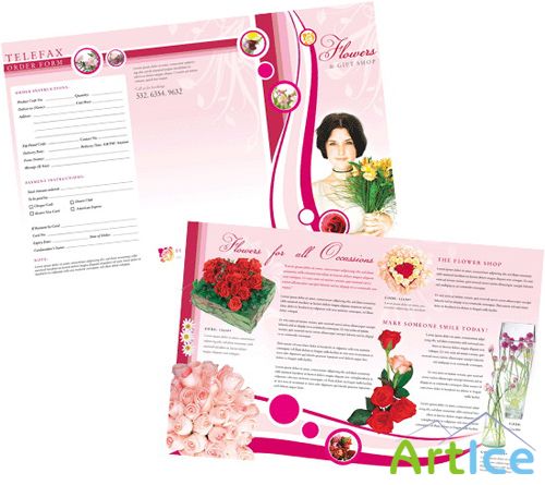 Templates for Design - Scented Delivery Brochure 11 x 8.5 BoxedArt