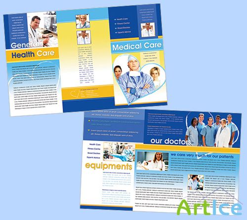 Templates for Design - Medical Practice  Brochure  11 x 8.5 BoxedArt