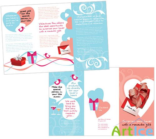 Templates for Design - Love Me Tender Brochure 11 x 8.5 BoxedArt