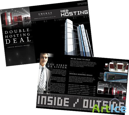 Templates for Design - Empire Host Brochure 11 x 8.5 BoxedArt