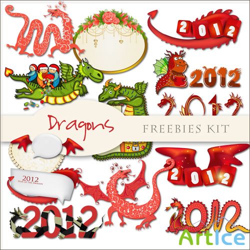 Scrap-kit - Dragons 2012