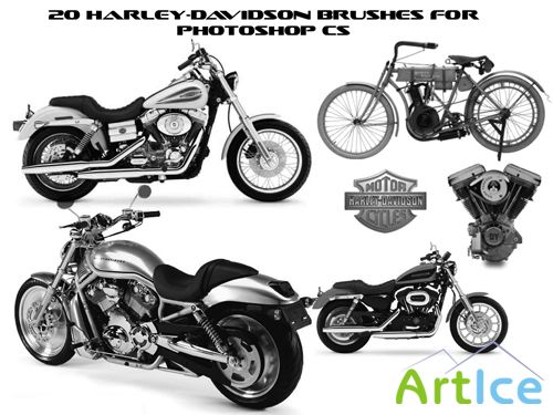 Brushesset - Harley Davidson