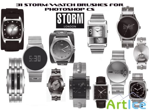 Brushes set - Storm Watch