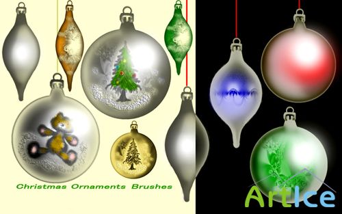 Christmas Ornaments Brushes