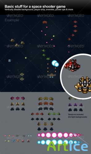 GraphicRiver - Space Shooter Objects