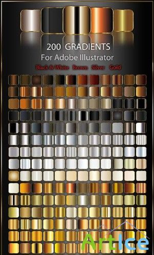 Gradients for Adobe Illustrator - Pack 3