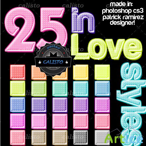 25 Love Styles for Photoshop (REUPLOAD)