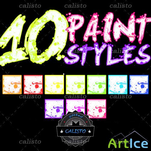 10 Paint Styles for Photoshop (REUPLOAD)