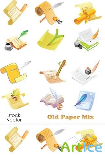 Vectors - Old Paper Mix